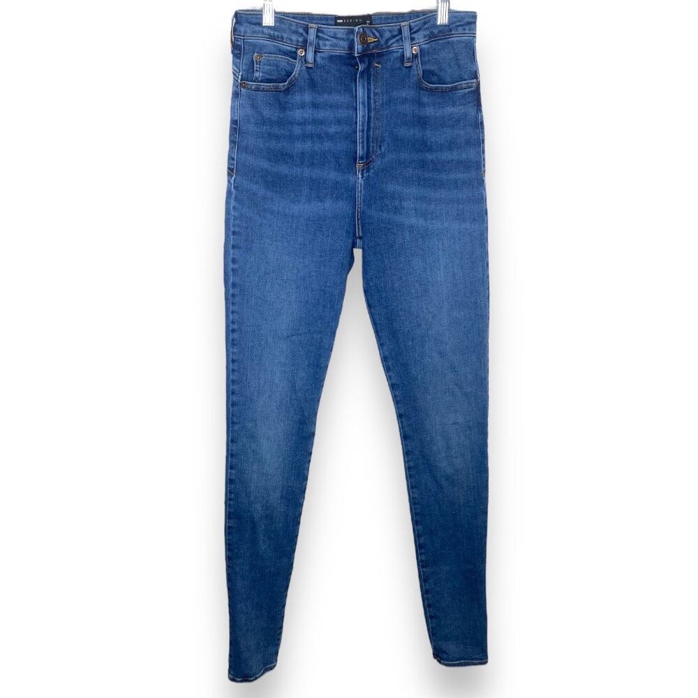 asos Design Denim Tall Push Up Skinny Jeans in Dark Blue 30